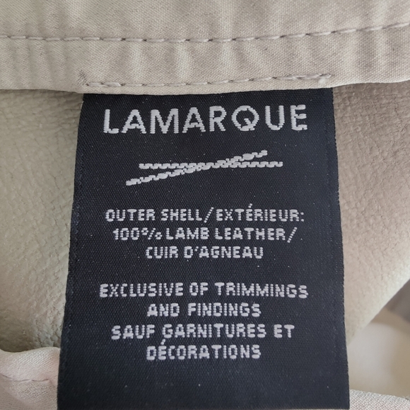 LaMarque Abia Low Waist Leather Maxi Skirt Bone Size Small NWT $545 - Picture 13 of 14